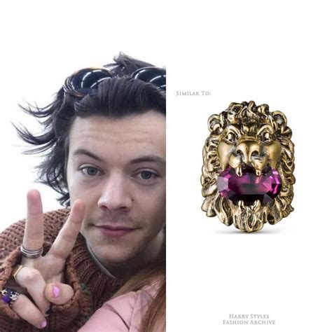 harry styles gucci lion ring|How Harry Styles’ Fans Helped Return His Lost Gucci Ring .